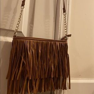Fringed crosdbody